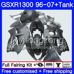 +Tank For SUZUKI GSXR-1300 GSXR1300 96 97 98 99 00 01 333HM.81 Hayabusa GSXR 1300 1996 1997 1998 1999 2000 2001 2007 Matte black Fairings