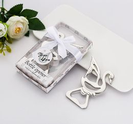 Party Favors Baby Shower Souvenirs Little Swan Bottle Opener Personalized Present Alloy For Wedding Giveaway Gift Free Shipping SN2944
