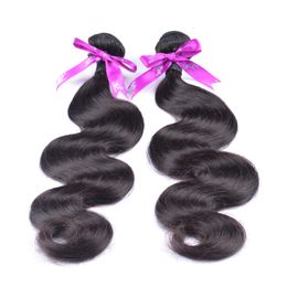 10st Billiga Brasilianska Hårbuntar 100% Obehandlat Remy Human Hair Weave Brazilian Body Wave 6A Brazilian Virgin Hair Body Waves Wefts