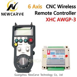 XHC AWGP-3/5AA CNC Wireless Remote MPG Controller Pendant FANUC /Manual Pulse Generator For 5,6 Axis CNC Router NEWCARVE