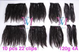 VM Afro Kinky Curly Hair Natural Black Brazilian Virgin Hair 100% unprocessed 12-30inch 3A 3B 3C 4A 4B 4C clip in extensions