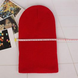 Fashion-x Beanies Autumn Winter Wool Blends Soft Warm Knitted Cap Men Women Skull Cap Hats Gorro Ski Caps 20 Colours