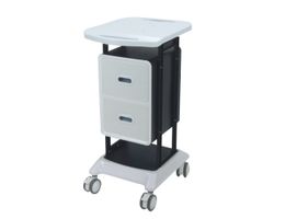 Elitzia ET421 Salon Furniture Vertical Spa Trolley Rolling Cart With 2 Drawers Two Colors Option