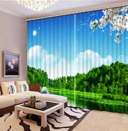 European Luxury Blinds Blackout Living Room Bedroom For Blinds Decoration Roman swan Roller Curtain