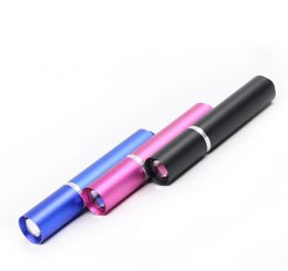 LED UV pen flashlight Multifunction Mini purple light flashlights torch portable purple light flashlight outdoor hunting hiking sports tool