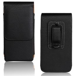 Vertical Belt Clip Universal Cell Phone Holster Waist Back Leather case for iphone 11 Samsung S10 HUAWEI MOTO LG XIAOMI