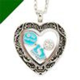 Wholesale-heart Floating Locket charms 27.5x27mm for living memory glass locket necklace alloy pendant can open Mix 2 Colours 10pcs/lot F05