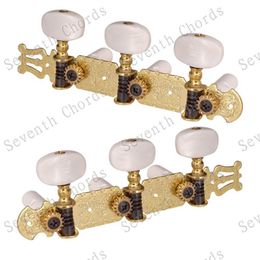 A Set of Gold String Tuners Tuning Pegs Keys Machine Heads for Acoustic guitar accessories parts Musical instrument