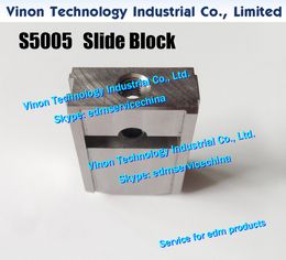 (1pc) S5005 Slide Block 90-1 type 3082521 L=43mm, Holder for power feed contact for Sodic AQ325L,AQ535L,AQ360 3087882 wire cut edm machines