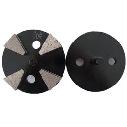 KD-T10 9 Pieces 4 Inch D100mm Universal Diamond Polishing Pads with Single Pin Diamond Grinding Disc for Concrete and Terrazzo Floor