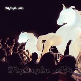 LED Inflatable Horse Costume - 3m Adult Walking Mascot fancy suit for Circus Parade Show