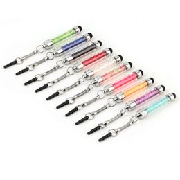 Plus stretch Touchscreen touch pen Bling Crystal Stylus Sling iPad iPhone 3 3G 3GS 4 4S 5 5S 5C iPod 3 4 5 6s Tablets Samsung