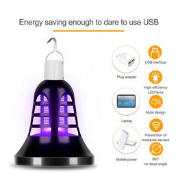 Mosquito killer lamp home indoor plug-in electric shock mosquito repellent bedroom outdoor LED non-radiation mosquito killer.