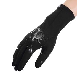 Fashion-Ski Black Gloves Unisex Waterproof Anti-Slip Mittens Winter Driving Gloves Windproof TouchScreen Handschoenen