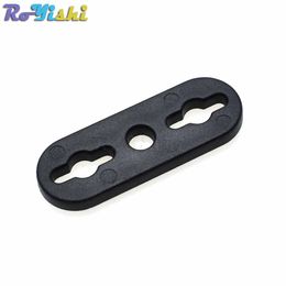 50pcs/lot Size 11x4mm Sliding Pointed Oval Cord Lock Stopper 3 Holes Flat Shoelace Sportswear Apparel Bag Parts Accessorie