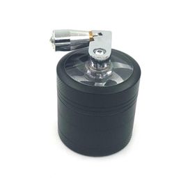 Herb Grinder 4 Layers Zinc Alloy Grinders Herb Cigarette Smoking Spice Crusher With Handle Sharpstone Grinders