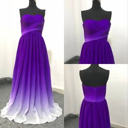 black and purple ombre dress