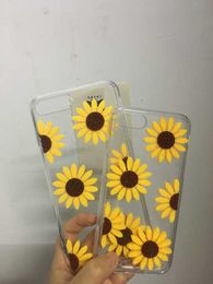 POPULAR Cute Summer phone cases Floral Flower acrylic Clear Case Coque For iphone 11promax and SAMSUNG s20+ free ship