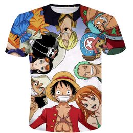 One Piece 3D Printed Fashion t shirt Women/Men Summer Short Sleeve 2019 Casual Tshirts Popular Anime Trendy Tee Shirts Custom