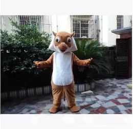 Hot Wolf Monster Mascot Costume Lovely The beast Cospaly Cartoon animal Character adult Halloween party costume Carnival Costume