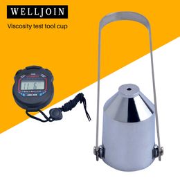 Paint Viscosity Cup Viscometer Flow Cup With Stopwatch Mixing Thinning Tool Viscosity Test Cup 2#