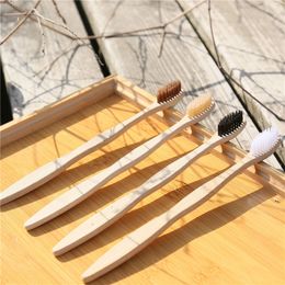 Natural Pure Bamboo Toothbrush Table Soft Hair Tooth Brush Eco Friendly Brushes Cleaning Care Tools yq01595