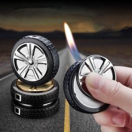 Side cut Gas Lighter Turbo Lighters Smoking Accessories Tyre Modelling Cigar Cigarettes Lighter Larger Quantity