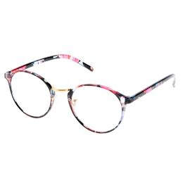 Wholesale-Fashion 4 Colours Stylish New Personality Practical Decoration Retro Round Lens Plano Optical Glasses Fashion Sunglasses