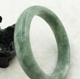 bracelet 912+++Chinese 100% Natural Grade A Green Nephrite Gems Bracelet Bangle A style Fine jewe Noble 100% Natural