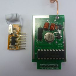 Freeshipping 433MHz PT2262 PT2272 EV1527 encoder for Decoder RF Transmitter Receiver Link Kit