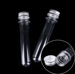 40ml transparent mask bath salt test PET tube with aluminum cap,40cc,clear plastic cosmetic tube with pressure