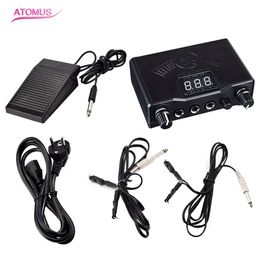 LED EU Standard Tattoo Power Supply Digital Foot Pedal Tattoo Equipment Supply Foot Pedal Tattoo Equipment Supply