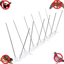 pestcontrol Pro Stainless Brids Spikes 3in*1ft Stainless Steel Anti Spike Scare Pigeons Bird Control Seagull Away