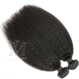 Vmae 12A Brazilian Indian Malaysian Hair Kinky Straight 10 to 26 inch Natural Colour Unprocessed virgin Hair Human Hair Extension
