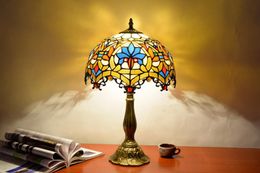 Yeelight Italian Style TIFF Table Lamp ANY Abstract Bird Lights Modern Lamps Stained Glass Room Decor Light