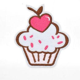 Parches Real New 2018 Patches For Clothing Stickers 20pcs Cute Ice Cream Cake Patch Iron-on Cartoon Appliques Bags Decoration