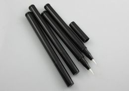 100pcs/lot 2ml Black Eye Liner Packaging Pen Eyelash Growth Liquid Tube Empty Lip liner Pen Eyeliner Bottle with Thin Brush