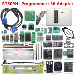 Freeshipping Free Shipping Universal RT809H EMMC-Nand FLASH Programmer + 36 ADAPTERS WITH CABELS EMMC-Nand