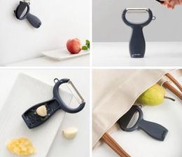 Kitchen tools Arrival Cute Shape Peeler Potato Carrot Fruit Vegetable Gadgets Stainless Steel Blade Peelers Garlic Grinder