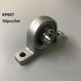 50pcs/lot KP007 35 zinc alloy bearing pillow block Mounted support Spherical Roller pillow block housing