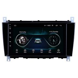8" Android GPS Navigation Car Video Radio for 2004-2011 Mercedes Benz C55 W203 W209 W219 with Bluetooth WiFi support Carplay DVR