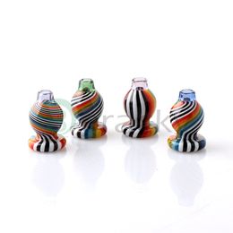 19mmOD US Colour Peak Glass Smoking Carb Cap Fit Peaks Insert Heady Bubble Caps For Quartz Banger Water Bongs Dab Rigs Pipes