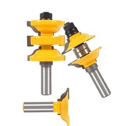 Freeshipping 3 Pc 1/2In Shank Entry And Interior Door Ogee Matched R&S Router Bit