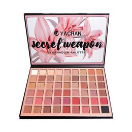 Fashion Shimmer Matte Eye shadow YACHAN Professional 54 Colours Eyeshadow Palette Long Lasting Waterproof Eyeshadow Limited Edition Makeup