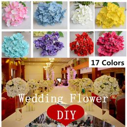 artificial Hydrangea silk flower Amazing Colourful decorative flower for wedding party Birthday decoration