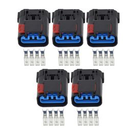 5 Sets 4 Pin automotive Plastic waterproof sensor connector harness connector with terminal plug 54200409, DJ7046Y-2.8-21