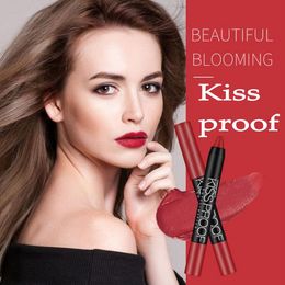 DNM 19 Colours KISS PROOF Sexy Beauty Waterproof Lipstick Pen Lasting Lipstick Gift 1Pcs Pencil Lip Comestic Makeup