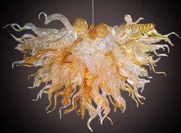 Modern Crystal Chandelier Luxurious Lamps Restaurant Living room Indoor Lghting Hand Blown Glass LED Lights Chandeliers