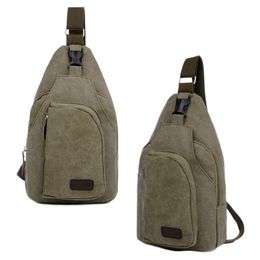 Men Outdoor Sport Canvas Unbalance Backpack Crossbody Shoulder Chest Bag LOT J0