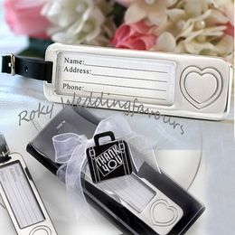 50PCS LOVE Heart Luggage Tag Favours Bridal Shower Wedding Favours Travel Theme Event Party Keepsake Anniversary Giveaways Luggage Tags